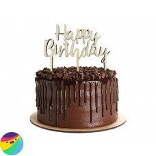 Topper za na torto Happy Birthday Lesen Natur